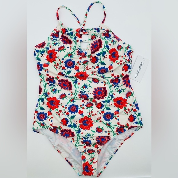 Sea Fancy Other - SEA FANCY Floral One Piece Swimsuit Size XL NWT